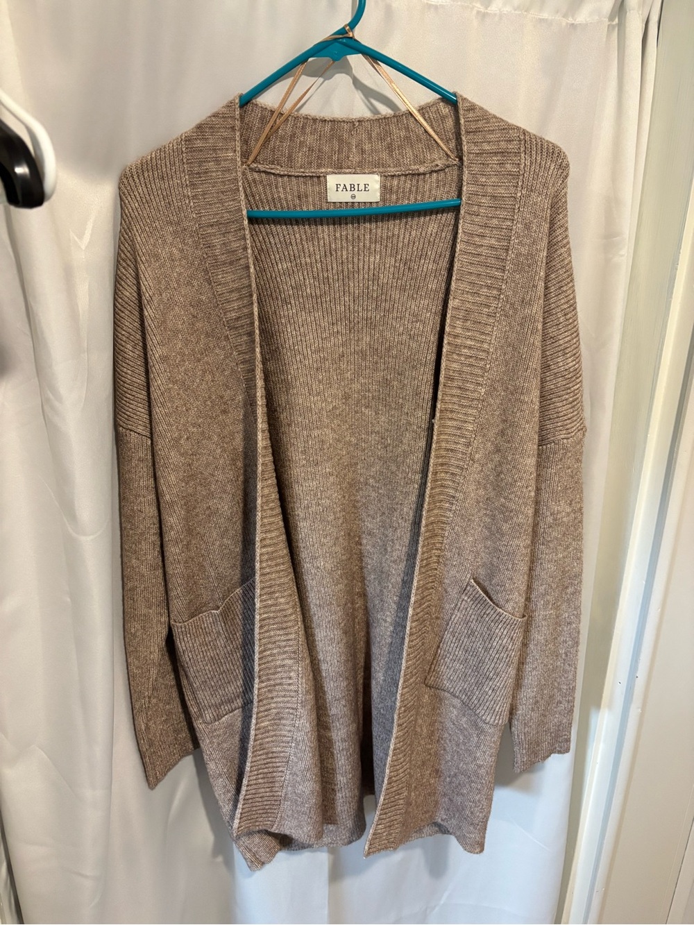 Barely worn Open-Front Pocket Cardigan